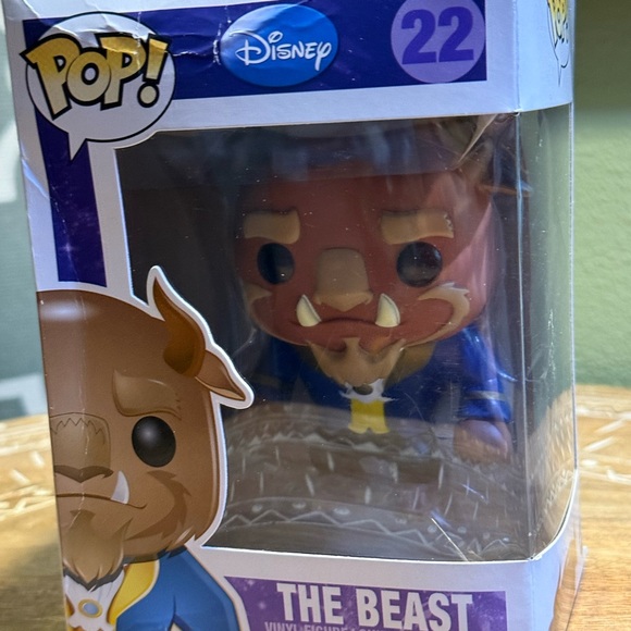 Funko Other - Funko Beast Figure with Blue Jacket and Brown Fur